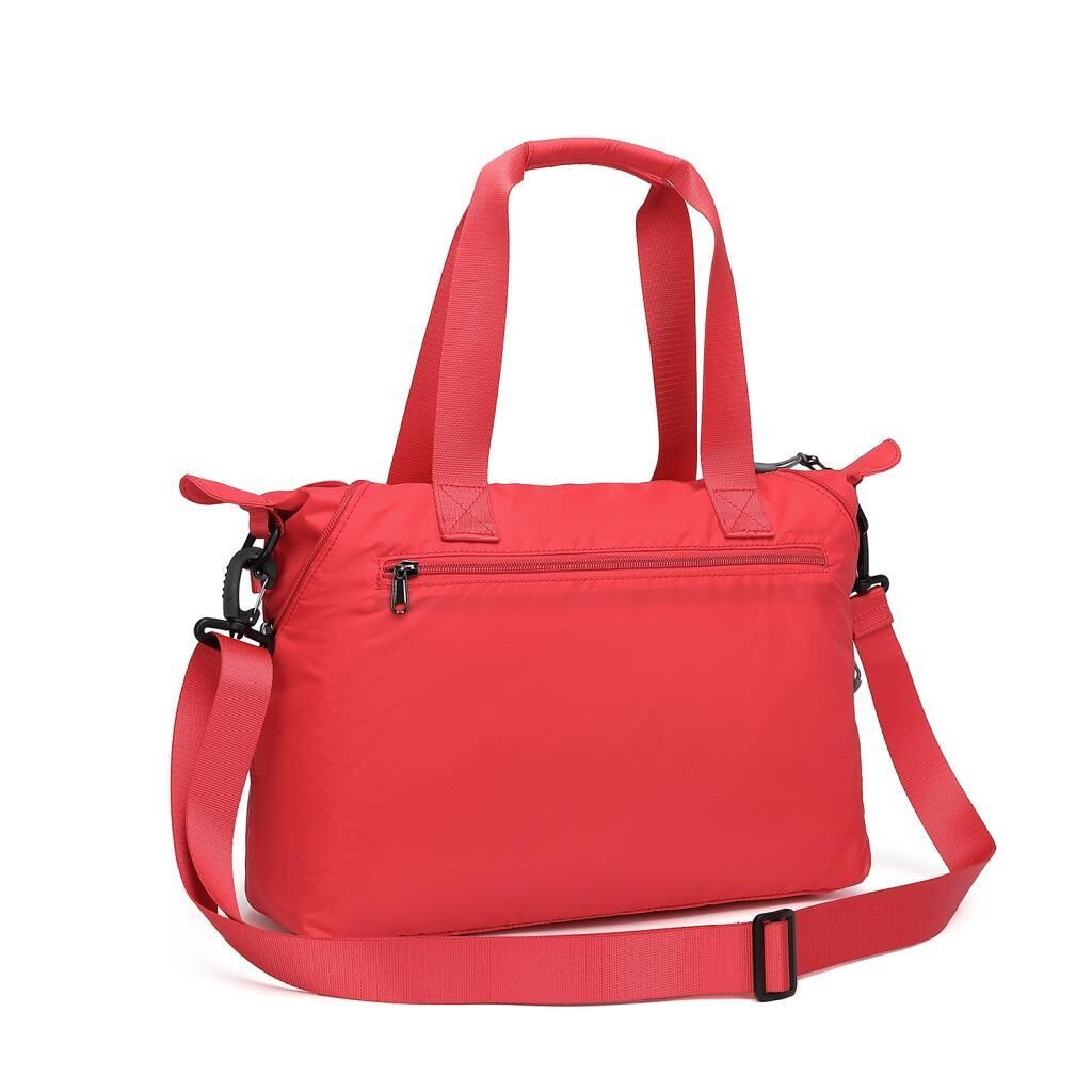 Smart Bags Ekstra Hafif Kumaş Kadın Omuz Çantası 3139 Kırmızı