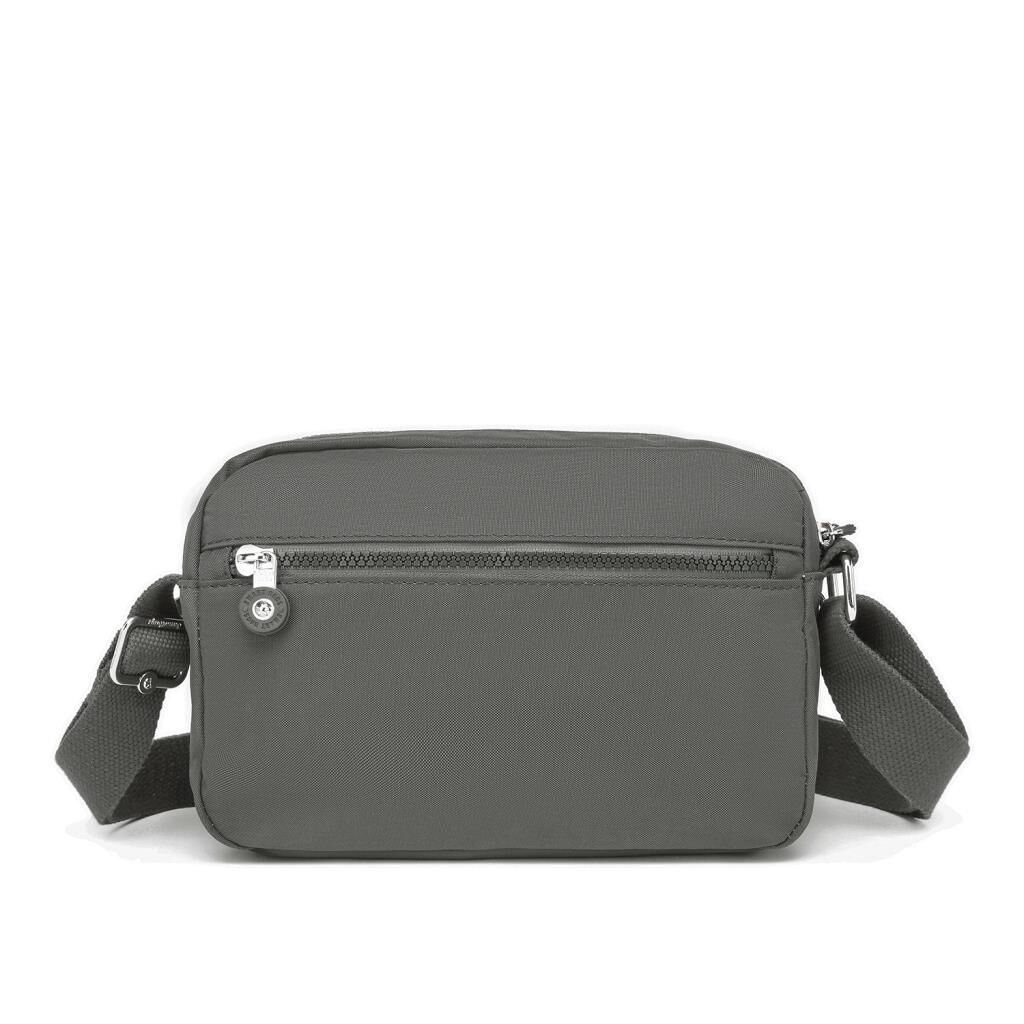 Smart Bags Postacı Kadın Çantası Krinkıl Kumaş 3166 Koyu Gri