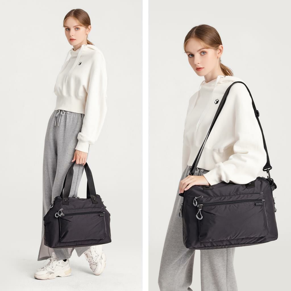 Smart Bags Ekstra Hafif Kumaş Kadın Omuz Çantası 3139 J.Mavi