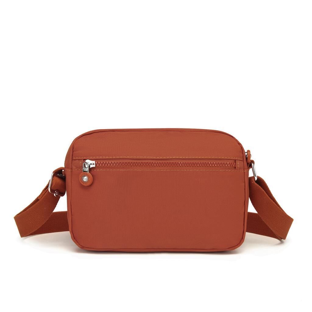 Smart Bags Postacı Kadın Çantası Krinkıl Kumaş 3166 Kiremit