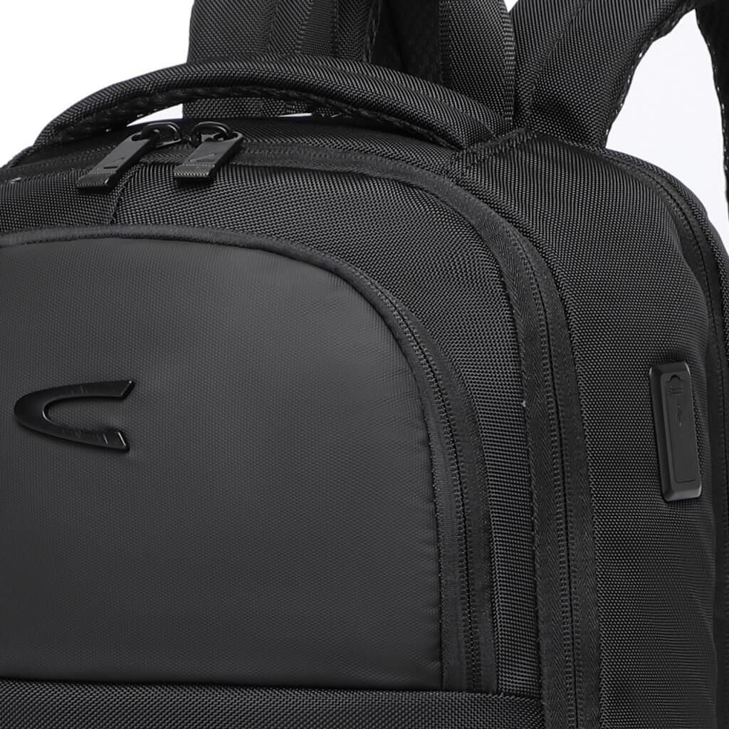 C-Active Laptop Gözlü Business Sırt Çantası Oxford Kumaş 8681 Siyah
