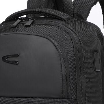 C-Active Laptop Gözlü Business Sırt Çantası Oxford Kumaş 8681 Siyah