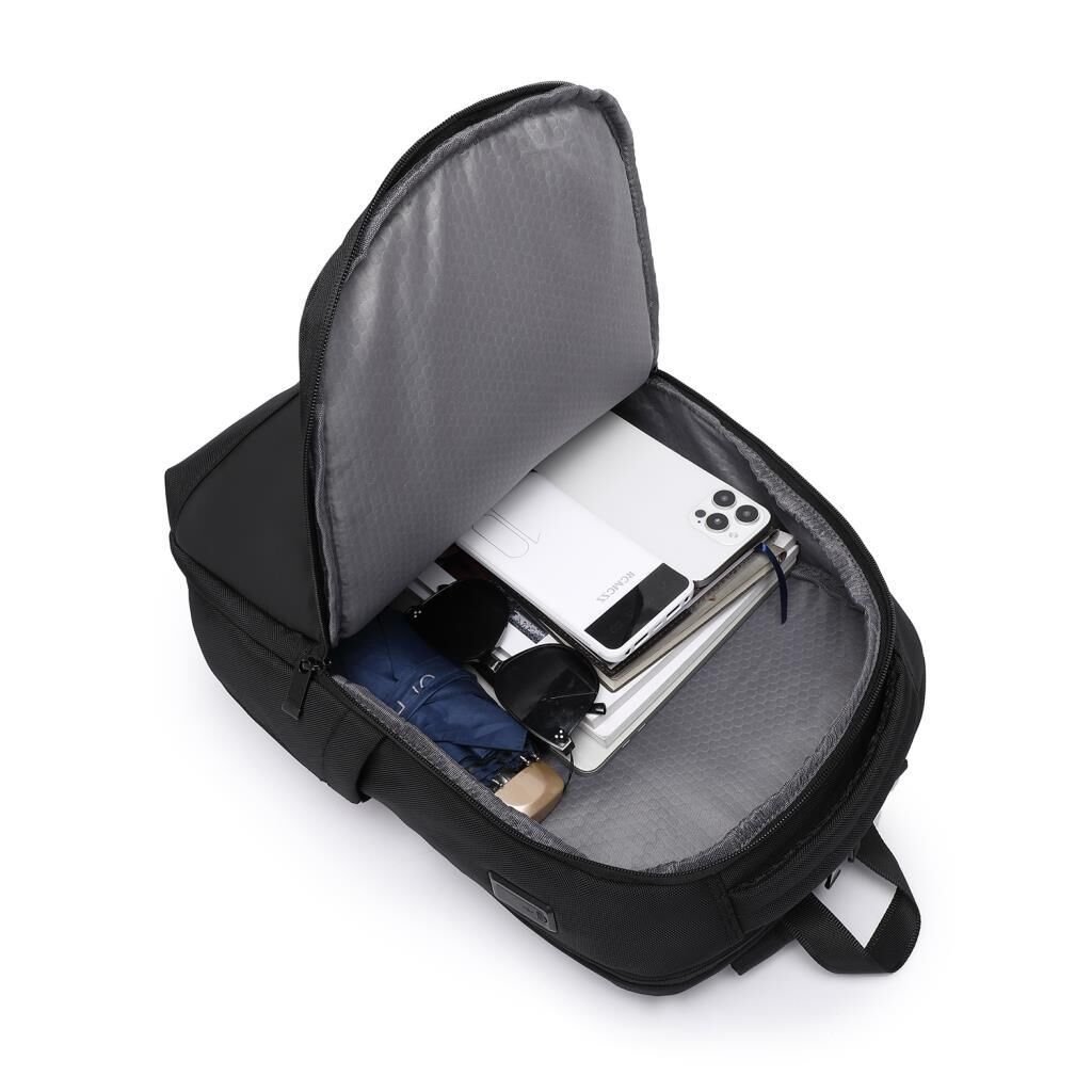 C-Active Laptop Gözlü Business Sırt Çantası Oxford Kumaş 8681 Siyah