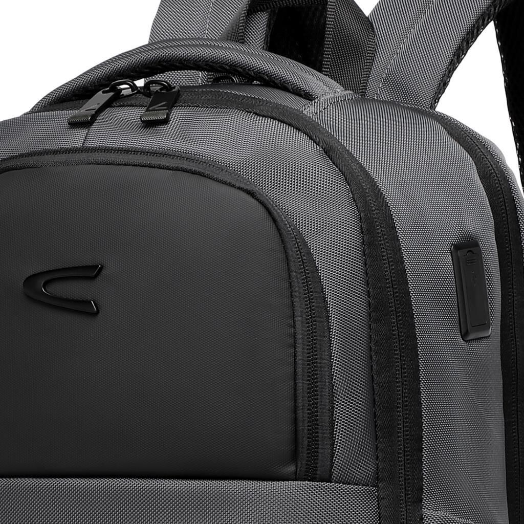 C-Active Laptop Gözlü Business Sırt Çantası Oxford Kumaş 8681 Gri