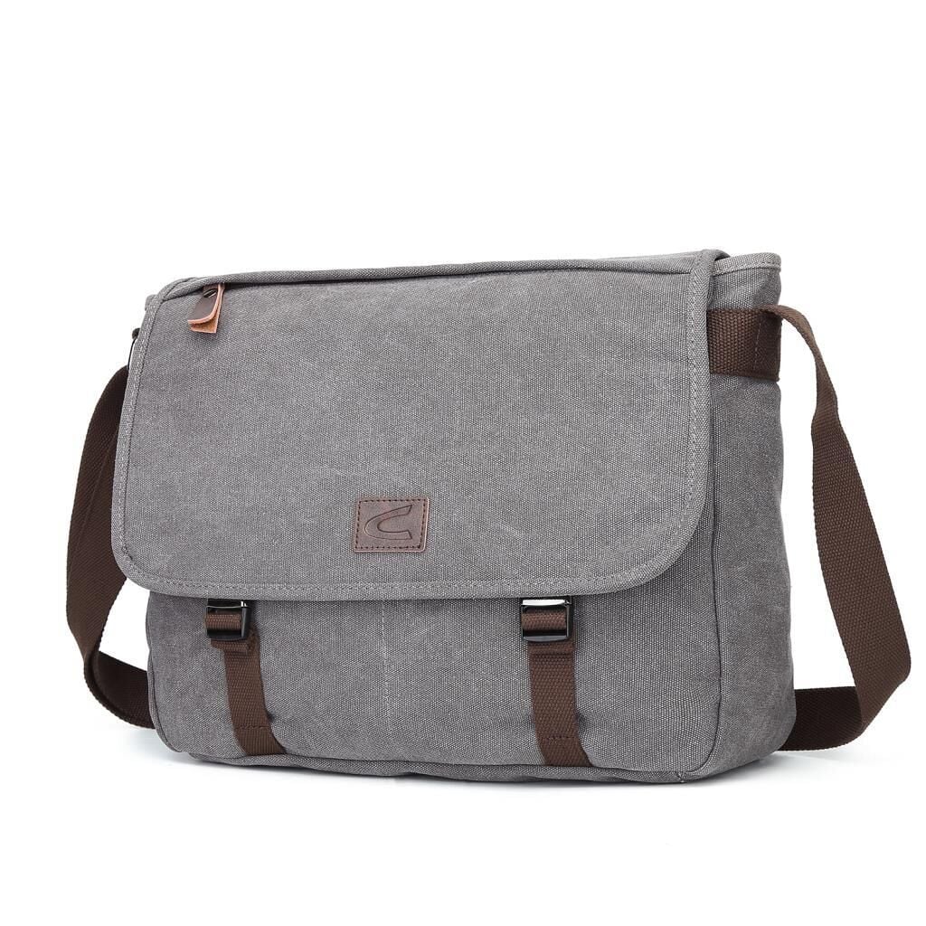 Askılı Postacı Tipi Dosya Çantası Kanvas Kumaş C Active 1317 78 Gri
