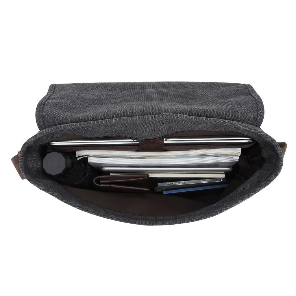 Askılı Postacı Tipi Dosya Çantası Kanvas Kumaş C Active 1317 78 Gri