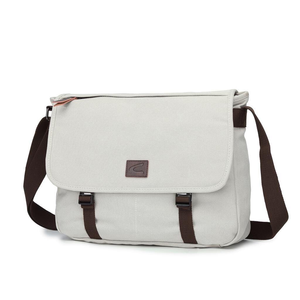 Askılı Postacı Tipi Dosya Çantası Kanvas Kumaş C Active 1317 Bej