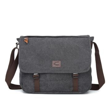 Askılı Postacı Tipi Dosya Çantası Kanvas Kumaş C Active 1317 Siyah