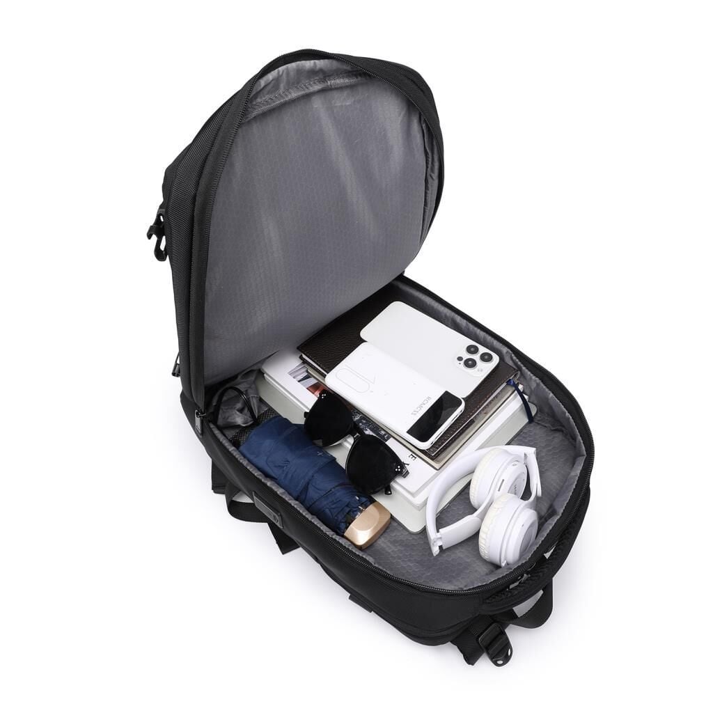 C-Active Laptop Gözlü Business Sırt Çantası Oxford Kumaş 8682 Siyah