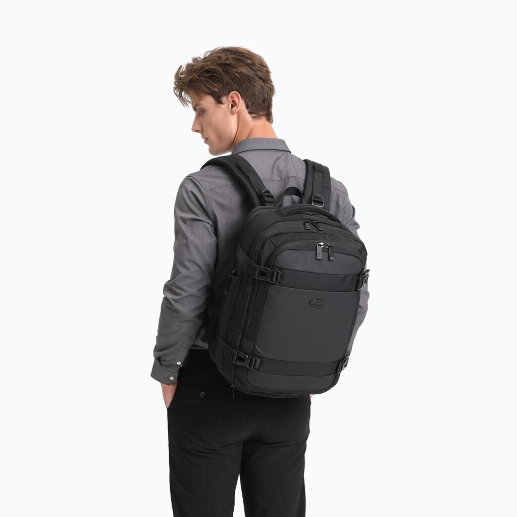 C-Active Laptop Gözlü Business Sırt Çantası Oxford Kumaş 8682 Siyah