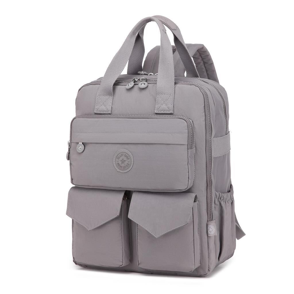 Büyük Boy Krinkıl Kumaş Sırt Çantası Smart Bags 1175 Lacivert