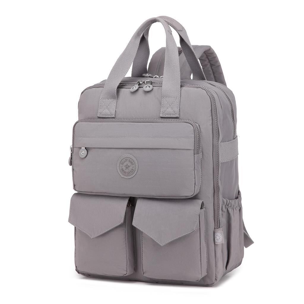 Büyük Boy Krinkıl Kumaş Sırt Çantası Smart Bags 1175 110 Taba