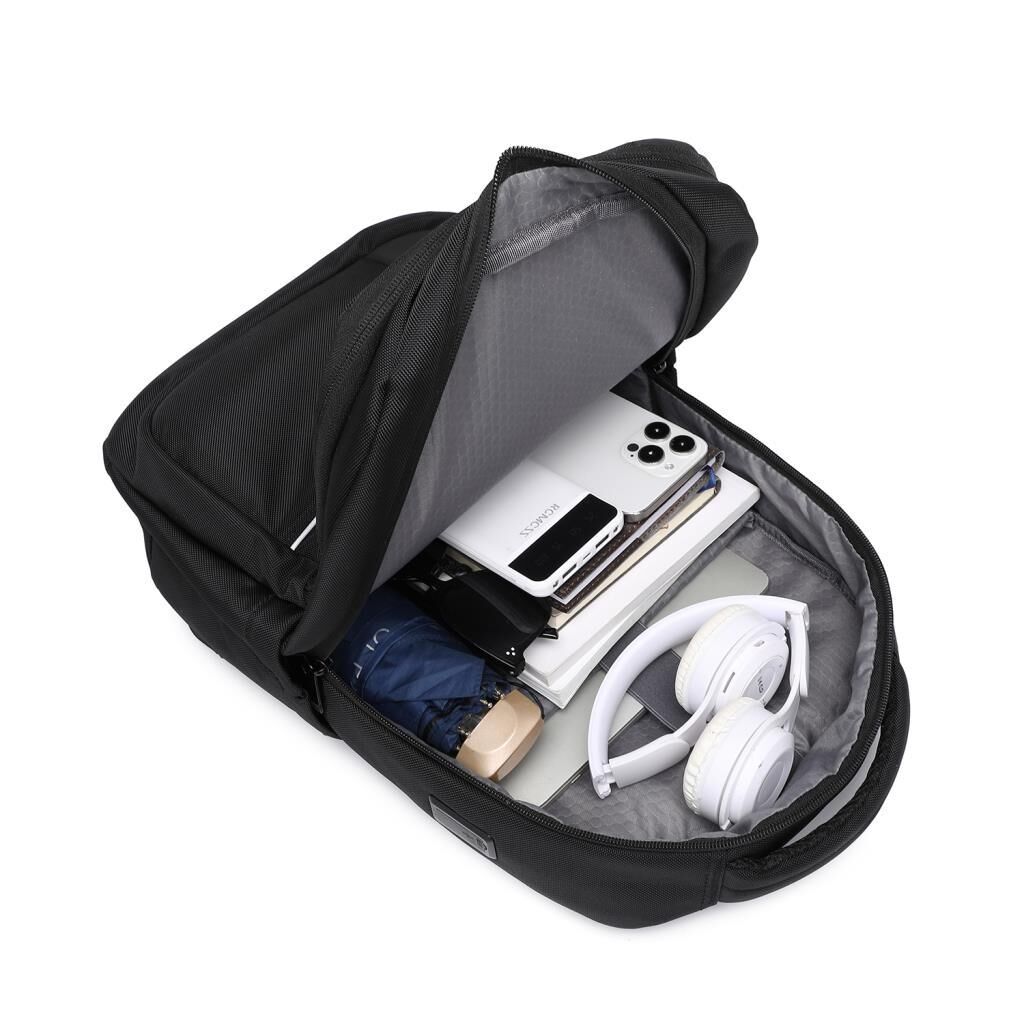 C-Active Laptop Gözlü Business Sırt Çantası Oxford Kumaş 8683 Siyah