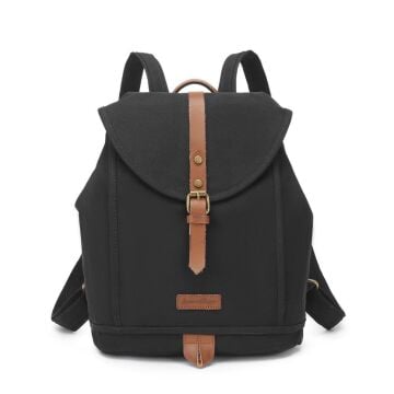 Kanvas Kumaş Kadın Sırt Çantası Smart Bags 1335 Siyah