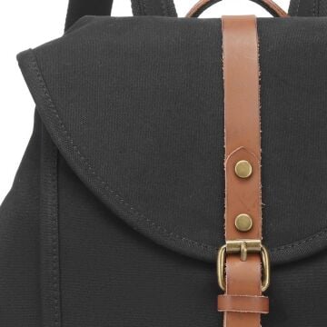 Kanvas Kumaş Kadın Sırt Çantası Smart Bags 1335 Siyah