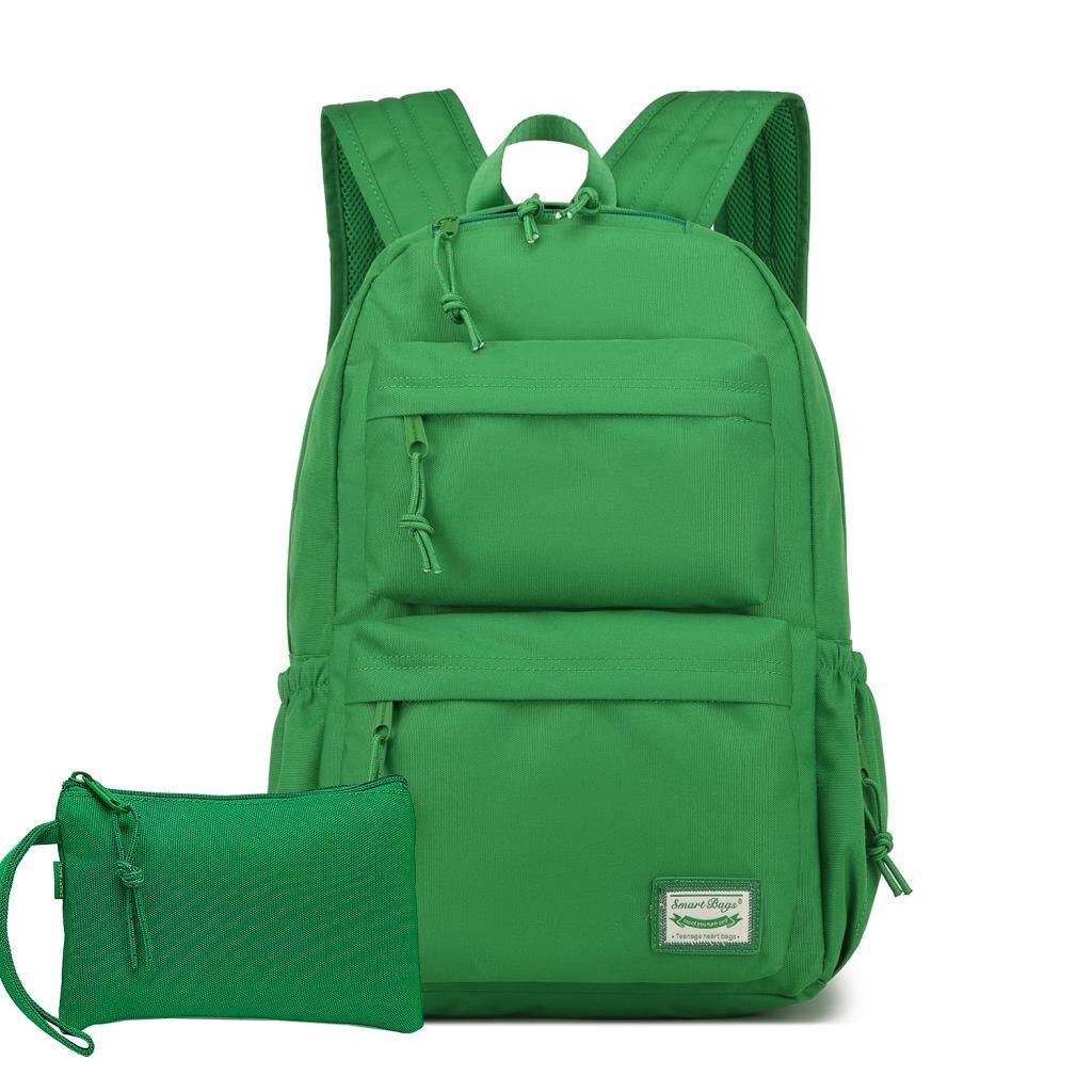 Smart Bags Sırt Çantası Okul Boyu Kalem Kutusu Hediyeli 3154 Yeşil