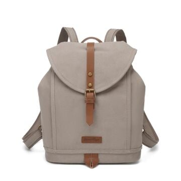 Kanvas Kumaş Kadın Sırt Çantası Smart Bags 1335 Gri