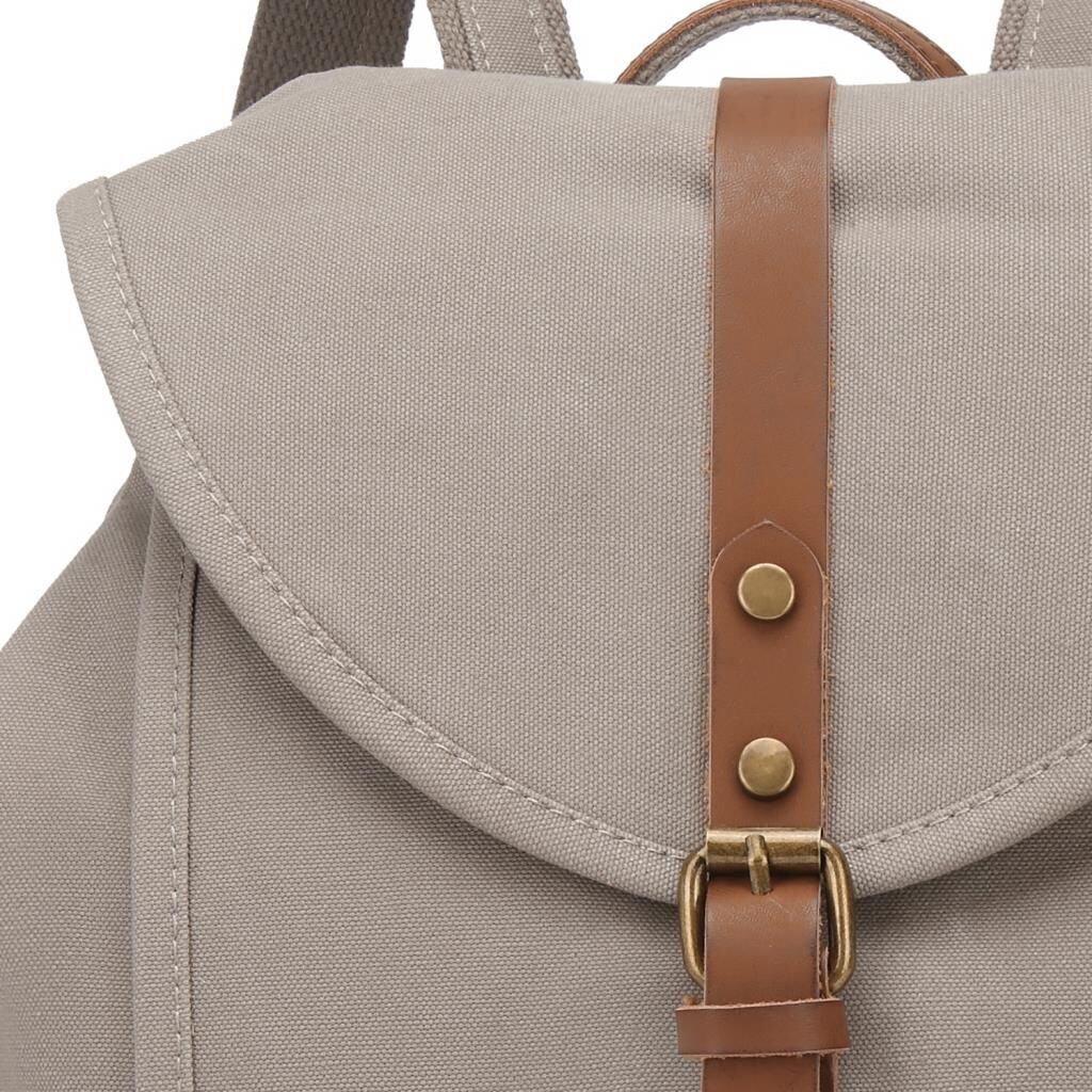 Kanvas Kumaş Kadın Sırt Çantası Smart Bags 1335 Gri