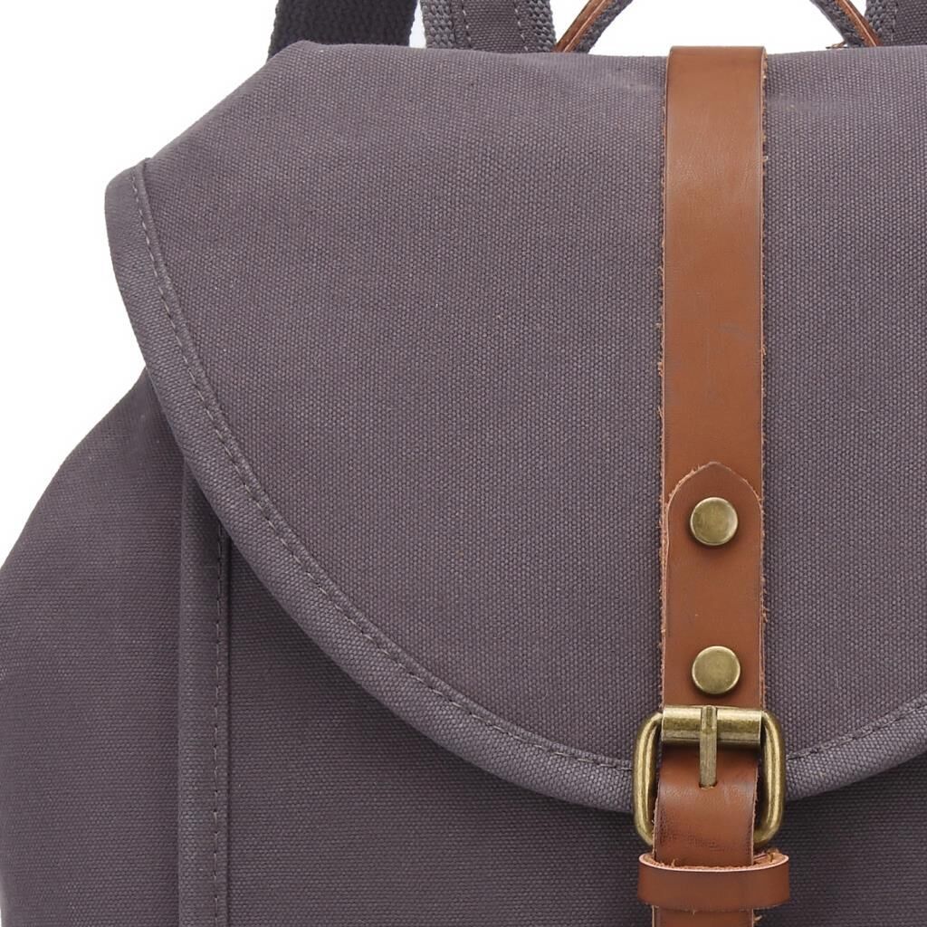 Kanvas Kumaş Kadın Sırt Çantası Smart Bags 1335 Kahve