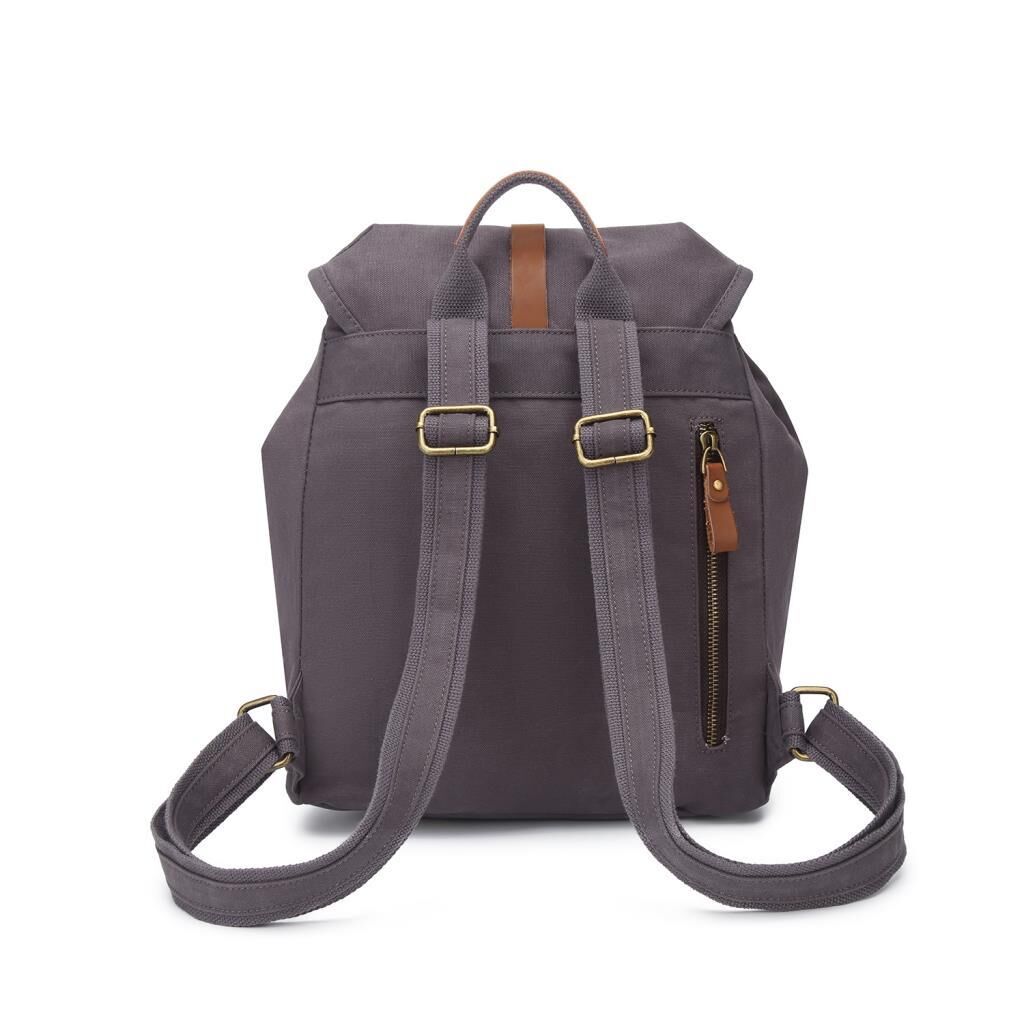 Kanvas Kumaş Kadın Sırt Çantası Smart Bags 1335 Kahve