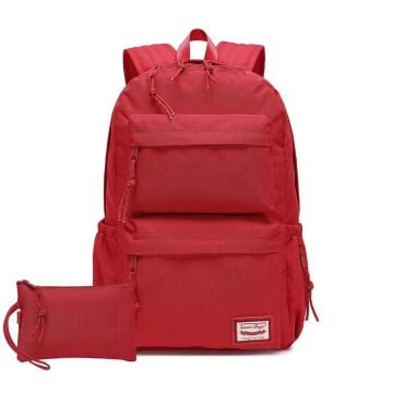 Smart Bags Sırt Çantası Okul Boyu Kalem Kutusu Hediyeli 3154 Vişne