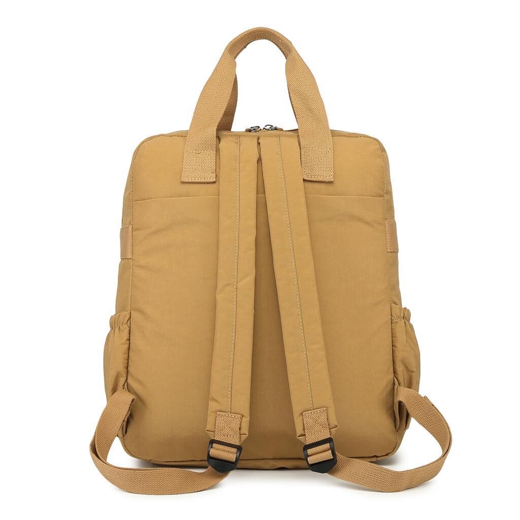 Büyük Boy Krinkıl Kumaş Sırt Çantası Smart Bags 1175 110 Taba