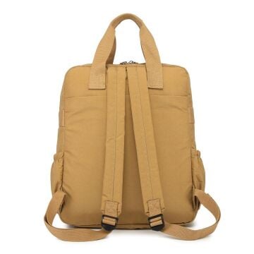Büyük Boy Krinkıl Kumaş Sırt Çantası Smart Bags 1175 110 Taba