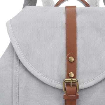 Kanvas Kumaş Kadın Sırt Çantası Smart Bags 1335 A.Gri