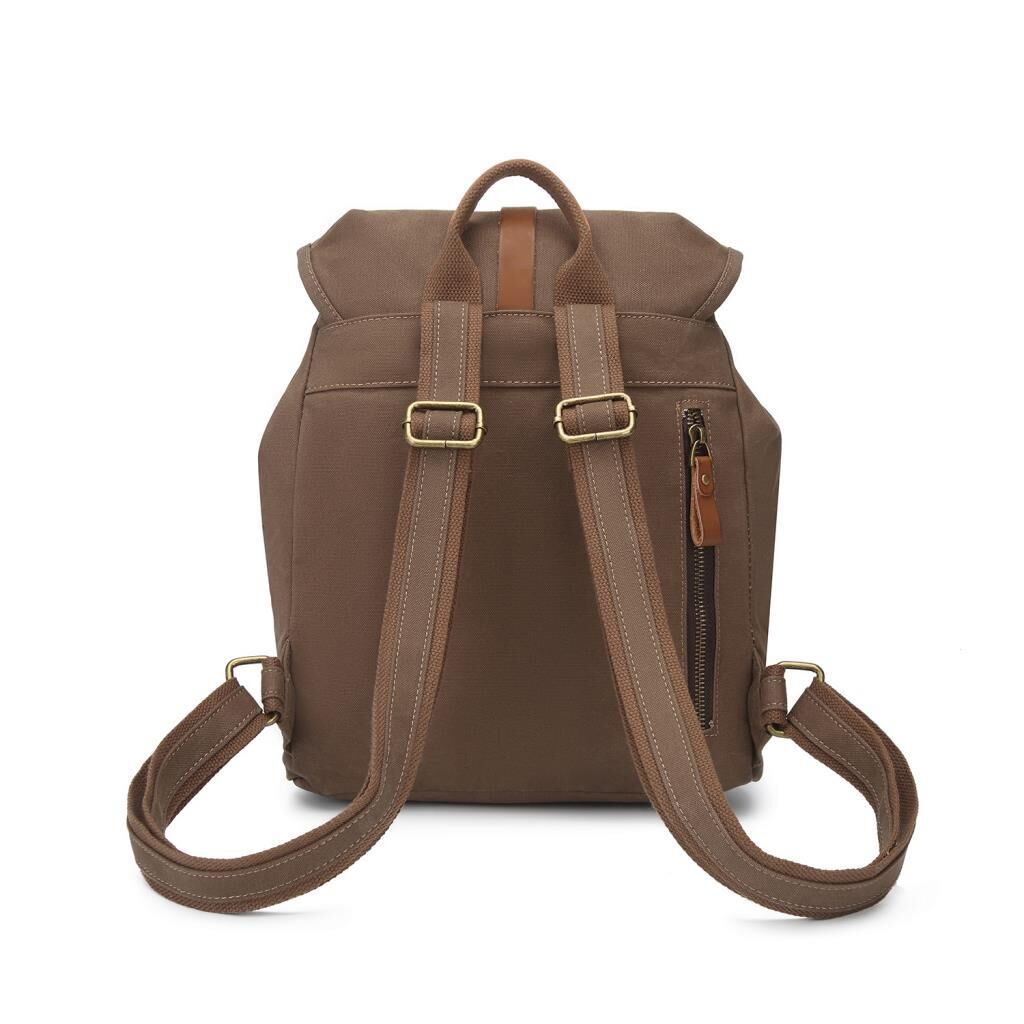 Kanvas Kumaş Kadın Sırt Çantası Smart Bags 1335 A.Kahve