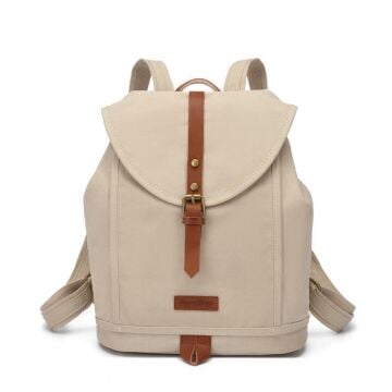 Kanvas Kumaş Kadın Sırt Çantası Smart Bags 1335 Bej