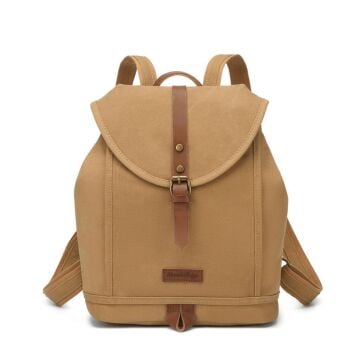 Kanvas Kumaş Kadın Sırt Çantası Smart Bags 1335 Camel