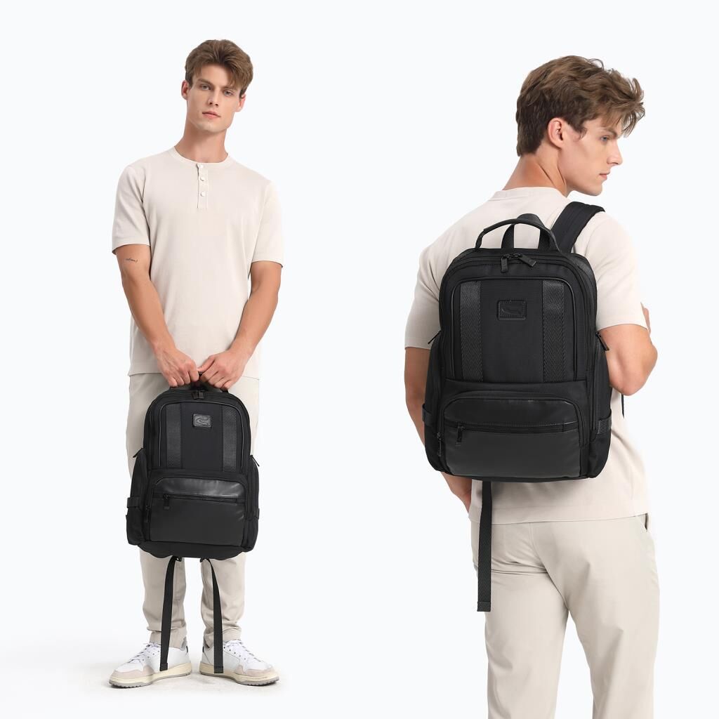 C-Active Laptop Gözlü Business Sırt Çantası Oxford Kumaş 8687 Siyah