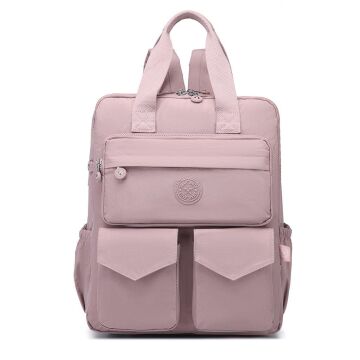Büyük Boy Krinkıl Kumaş Sırt Çantası Smart Bags 1175 Ten