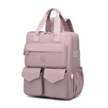 Büyük Boy Krinkıl Kumaş Sırt Çantası Smart Bags 1175 Ten