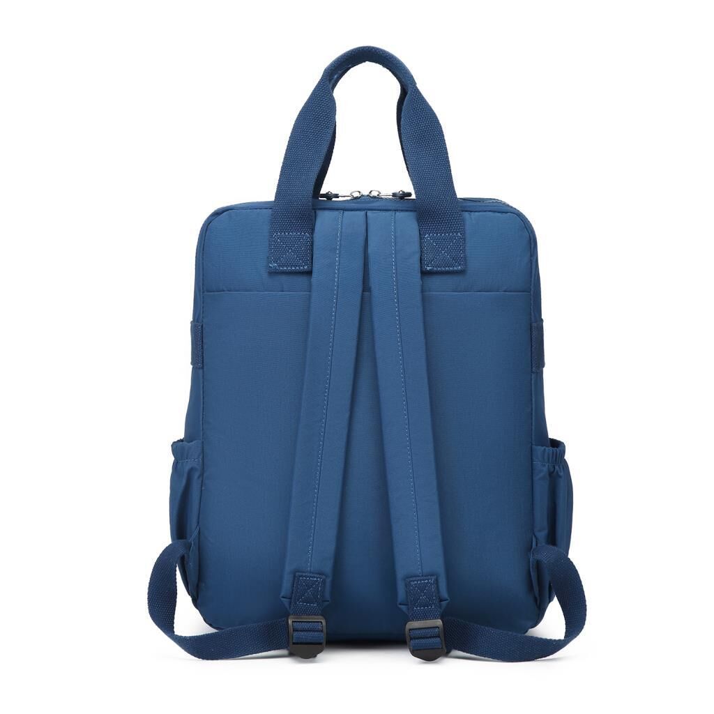 Büyük Boy Krinkıl Kumaş Sırt Çantası Smart Bags 1175 Lacivert