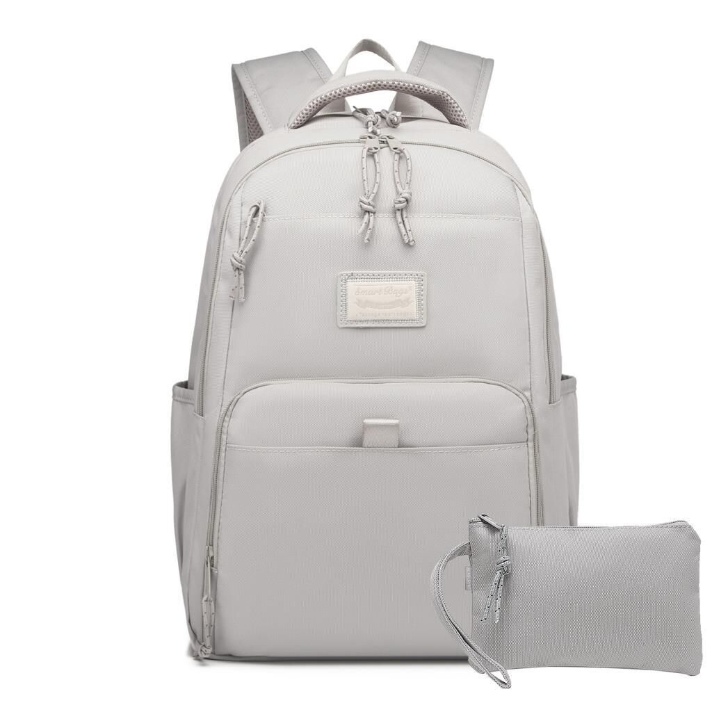 Smart Bags Sırt Çantası Okul Boyu Kalem Kutusu Hediyeli 3159 A.Gri