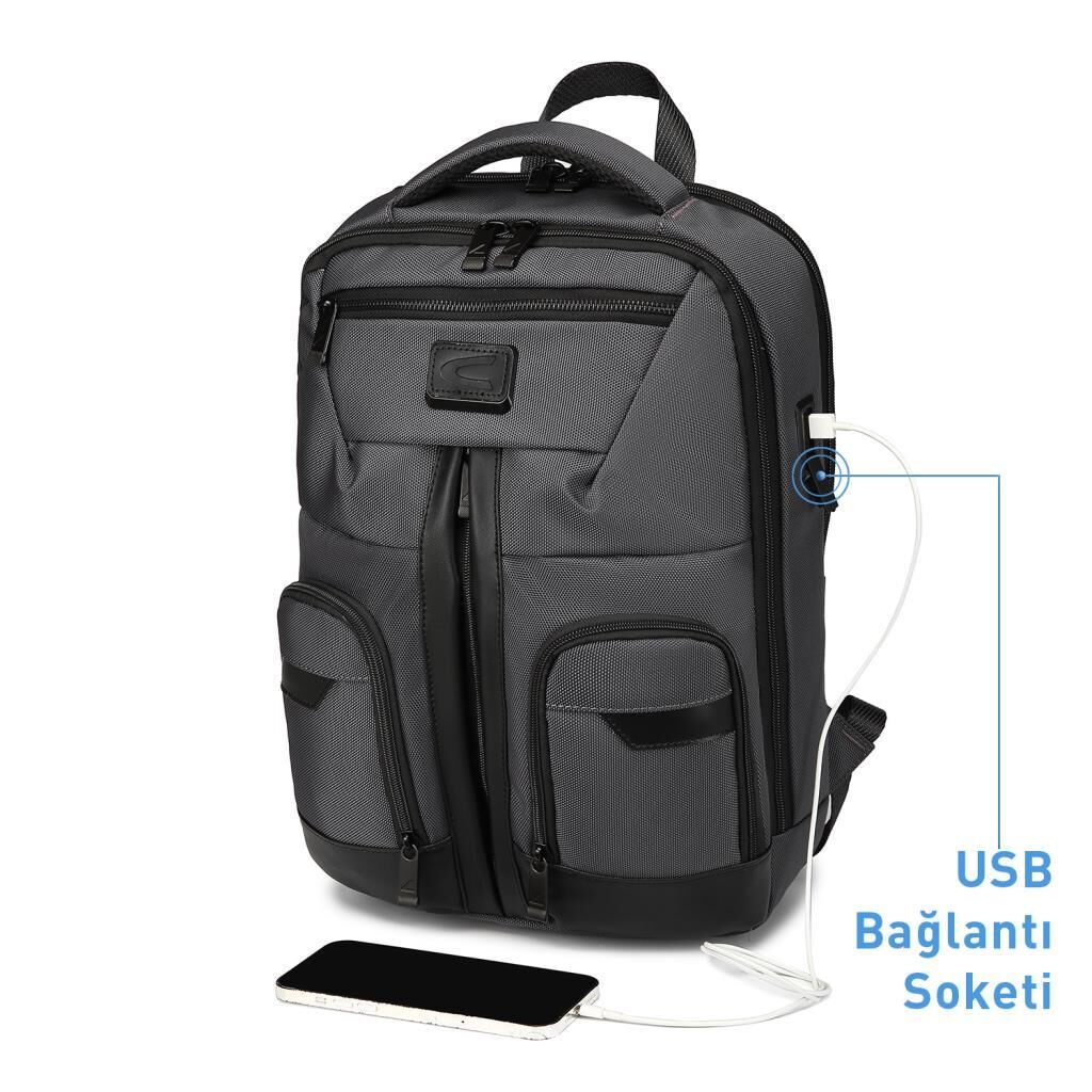 C-Active Laptop Gözlü Business Sırt Çantası Oxford Kumaş 8685 Lacivert