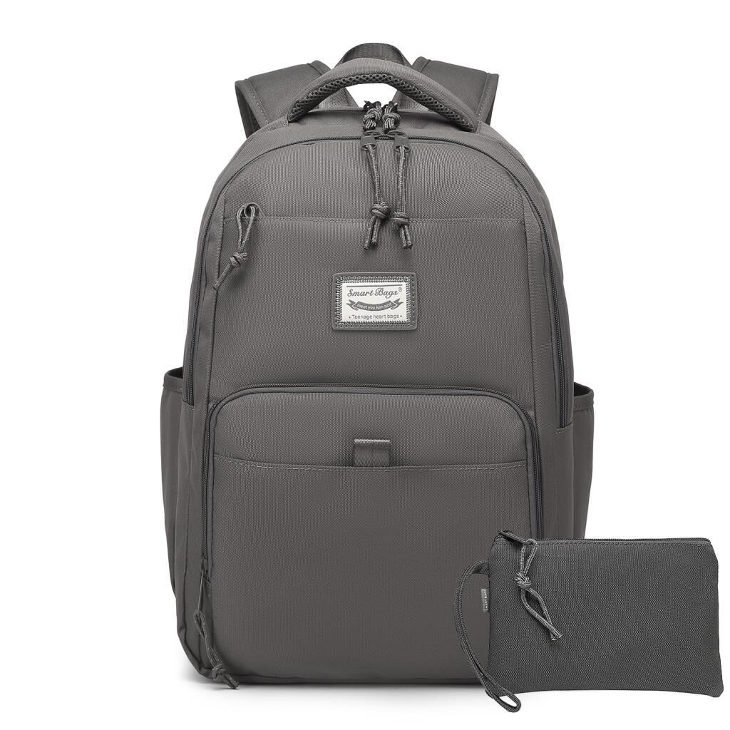 Smart Bags Sırt Çantası Okul Boyu Kalem Kutusu Hediyeli 3159 Koyu Gri