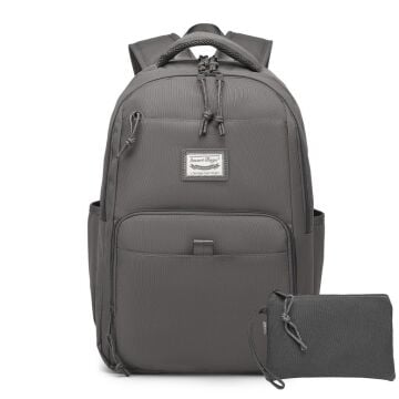 Smart Bags Sırt Çantası Okul Boyu Kalem Kutusu Hediyeli 3159 Koyu Gri
