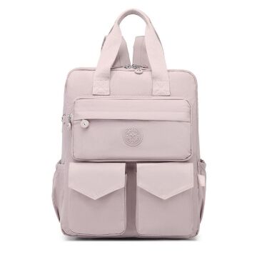 Büyük Boy Krinkıl Kumaş Sırt Çantası Smart Bags 1175 Kum