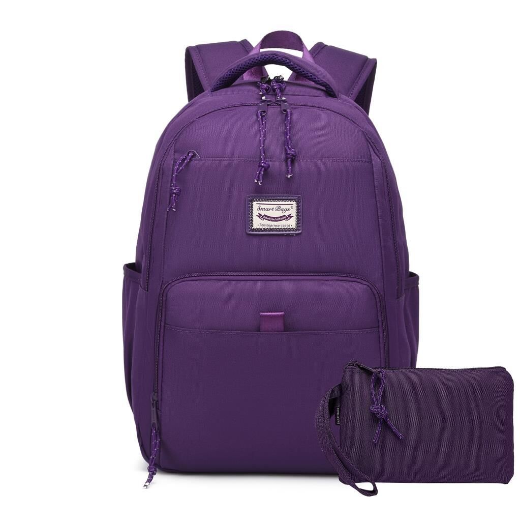 Smart Bags Sırt Çantası Okul Boyu Kalem Kutusu Hediyeli 3159 Mor