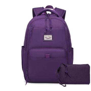 Smart Bags Sırt Çantası Okul Boyu Kalem Kutusu Hediyeli 3159 Mor