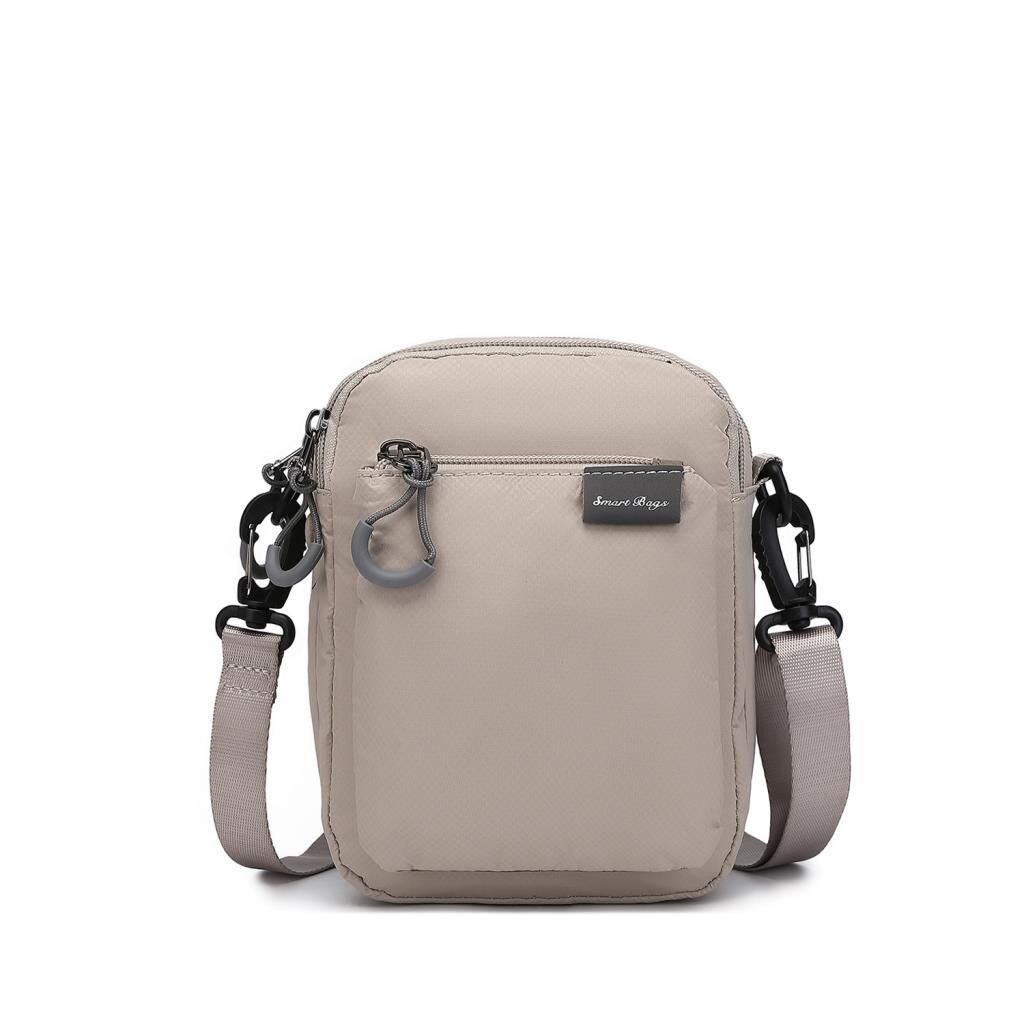 Smart Bags Mini Boy Ekstra Hafif Uniseks Postacı Çantası 3147 Bej