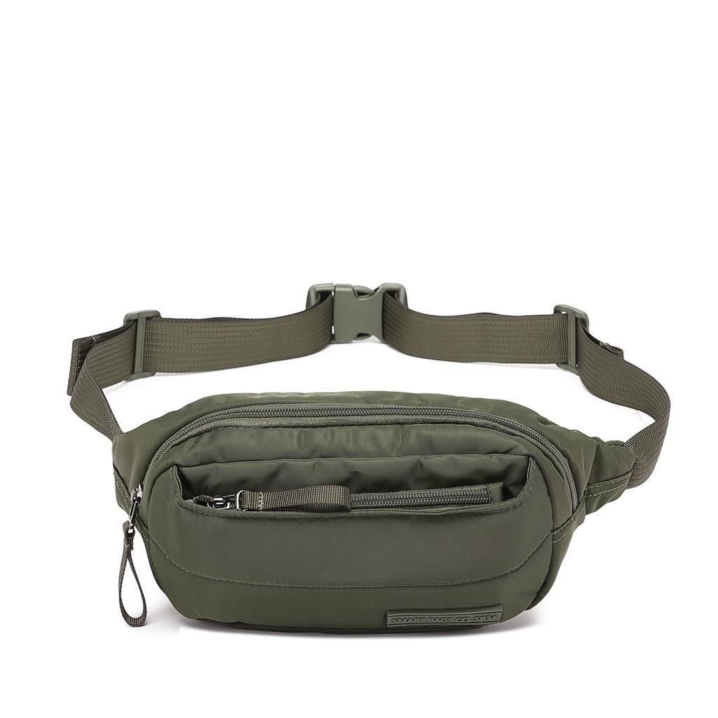 Smart Bags Yumuşak Kumaş Uniseks Bodybag Bel Çantası 8721 K.Yeşil