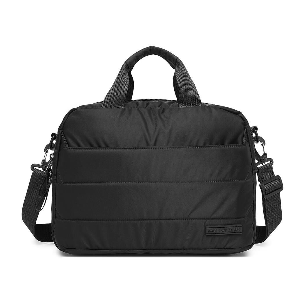 Smart Bags Yumuşak Kumaş Uniseks Evrak ve Laptop Çantası 8724 Siyah