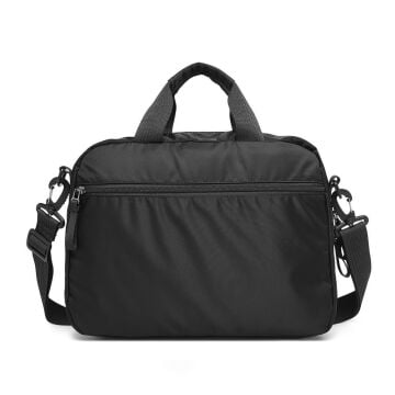 Smart Bags Yumuşak Kumaş Uniseks Evrak ve Laptop Çantası 8724 Siyah