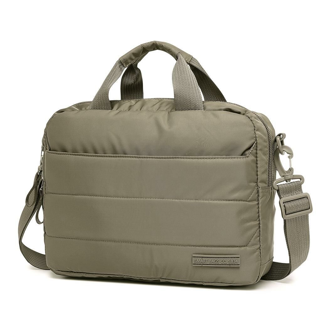 Smart Bags Yumuşak Kumaş Uniseks Evrak ve Laptop Çantası 8724 A.Kahve