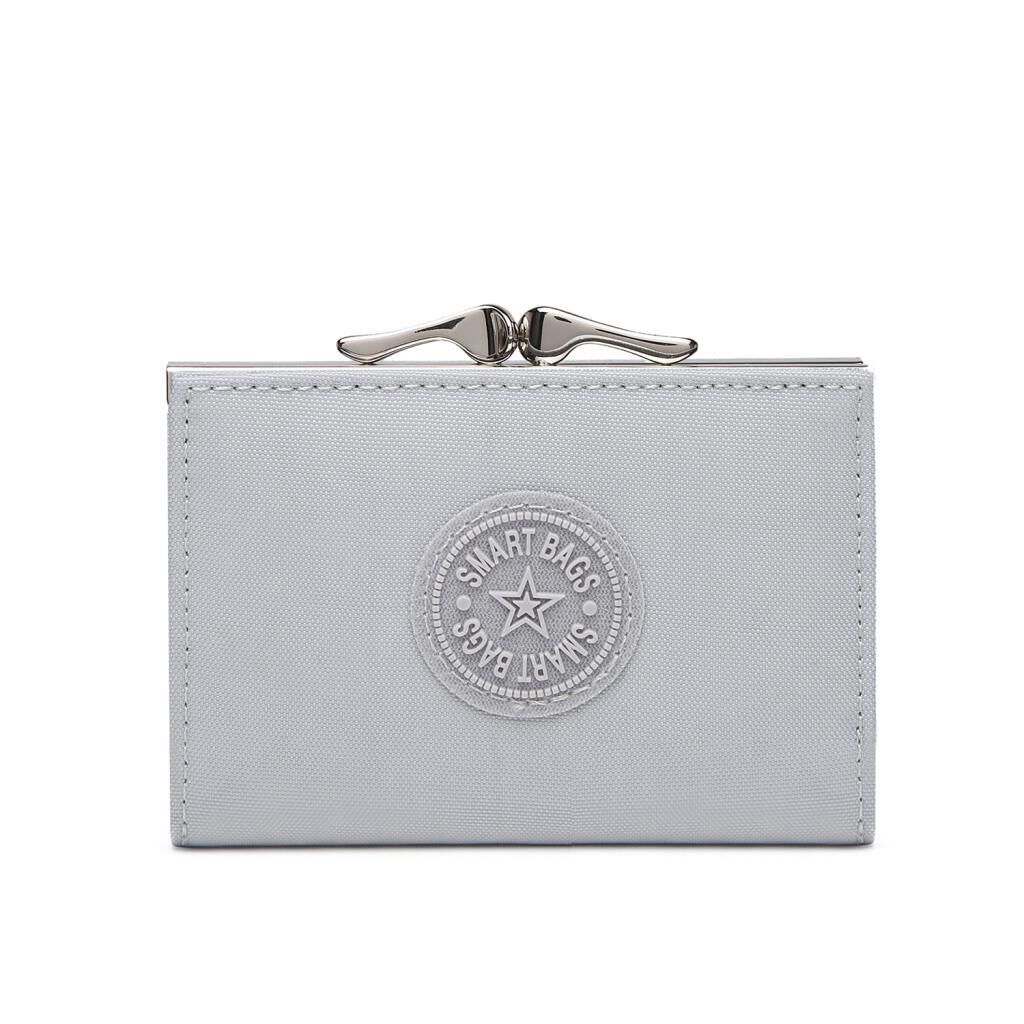 Smart Bags Mini Boy Bozuk Paralık Burslu Kadın Cüzdanı 3176 11 A.Gri
