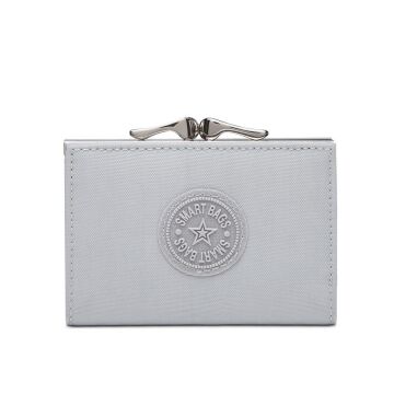 Smart Bags Mini Boy Bozuk Paralık Burslu Kadın Cüzdanı 3176 11 A.Gri