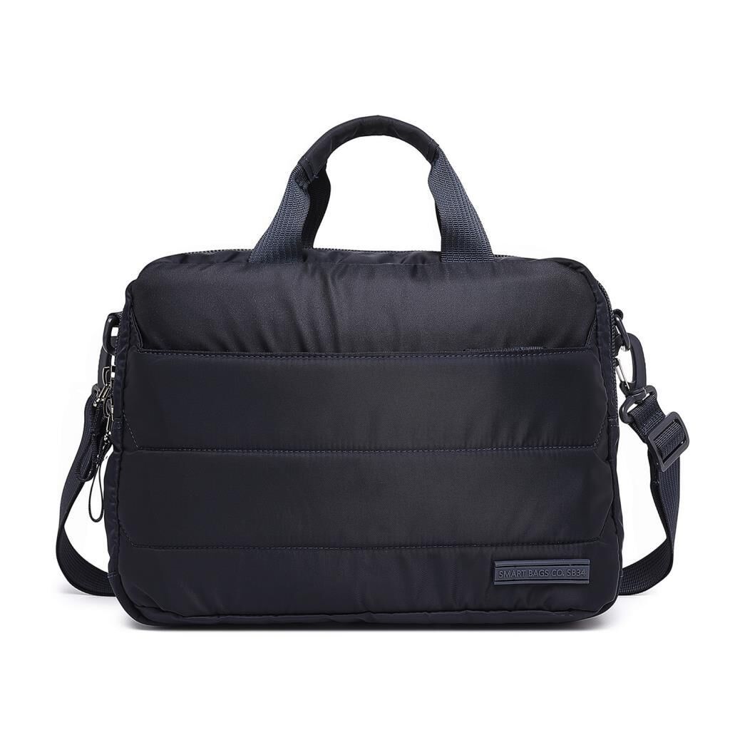 Smart Bags Yumuşak Kumaş Uniseks Evrak ve Laptop Çantası 8724 Lacivert